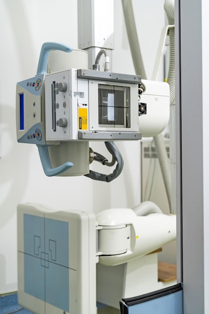 Professional xray device in modern hospital room Xray equipment healthcare radiology