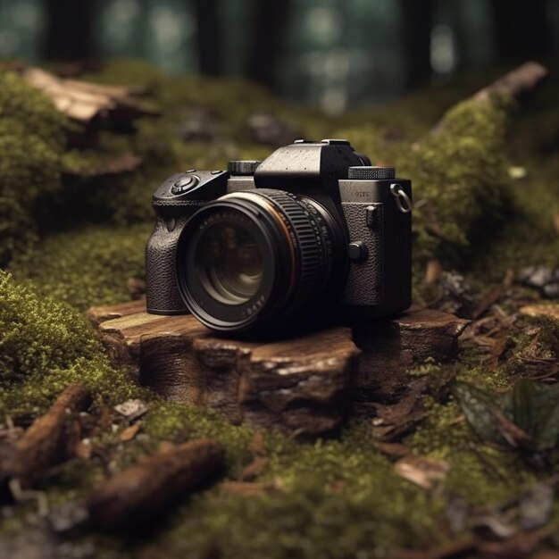 Professionele camerafotografie in het bos