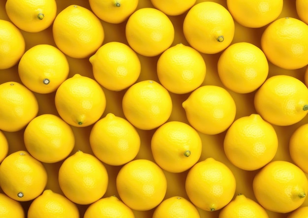 Foto professionele fotografie van het patroon van citroenen vruchten generatief