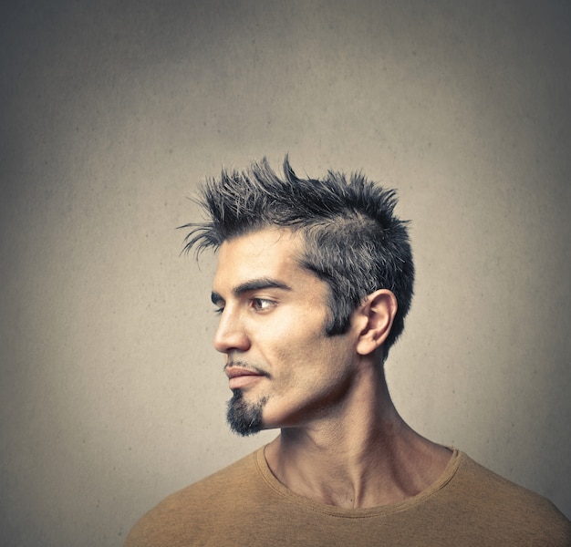 Photo profile of a young man