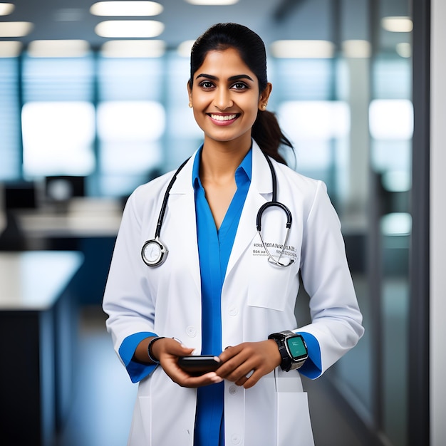 Profiling Healthcare Professionals Young Female Physicians and Pediatricians in White Coats