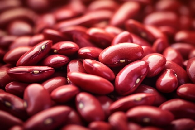 A Profound Look at Red Haricot Kidney Beans Texture