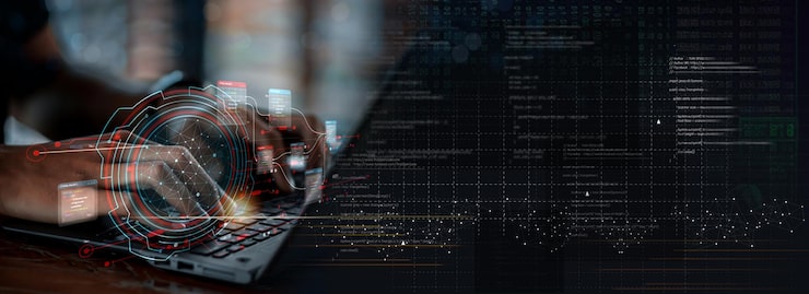 Photo programmer coding classes web developer coder in office