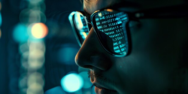 programmer or hacker writing codes software application development and coding technology