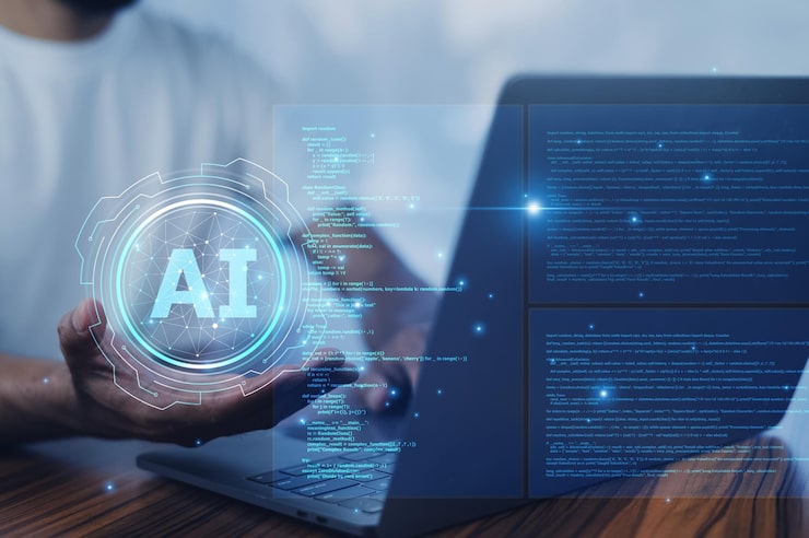 Photo programmer use ai technology to streamline software testing automating test cases and ensuring thorough code validation across multiple environments