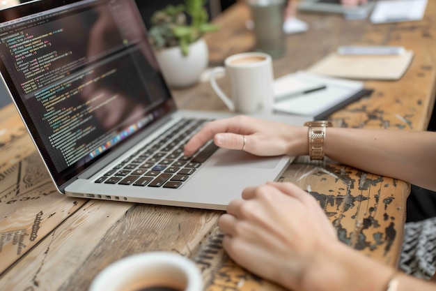 Programmeren op een notebook