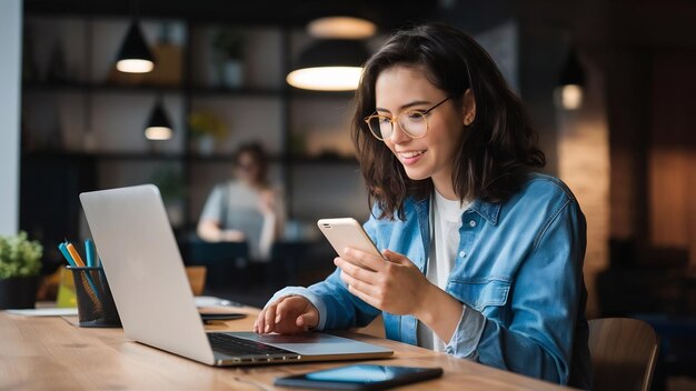 Programmeur verbindt smartphone met laptop