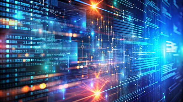 programming code abstract technology background of software developer and computer script 3d illustration