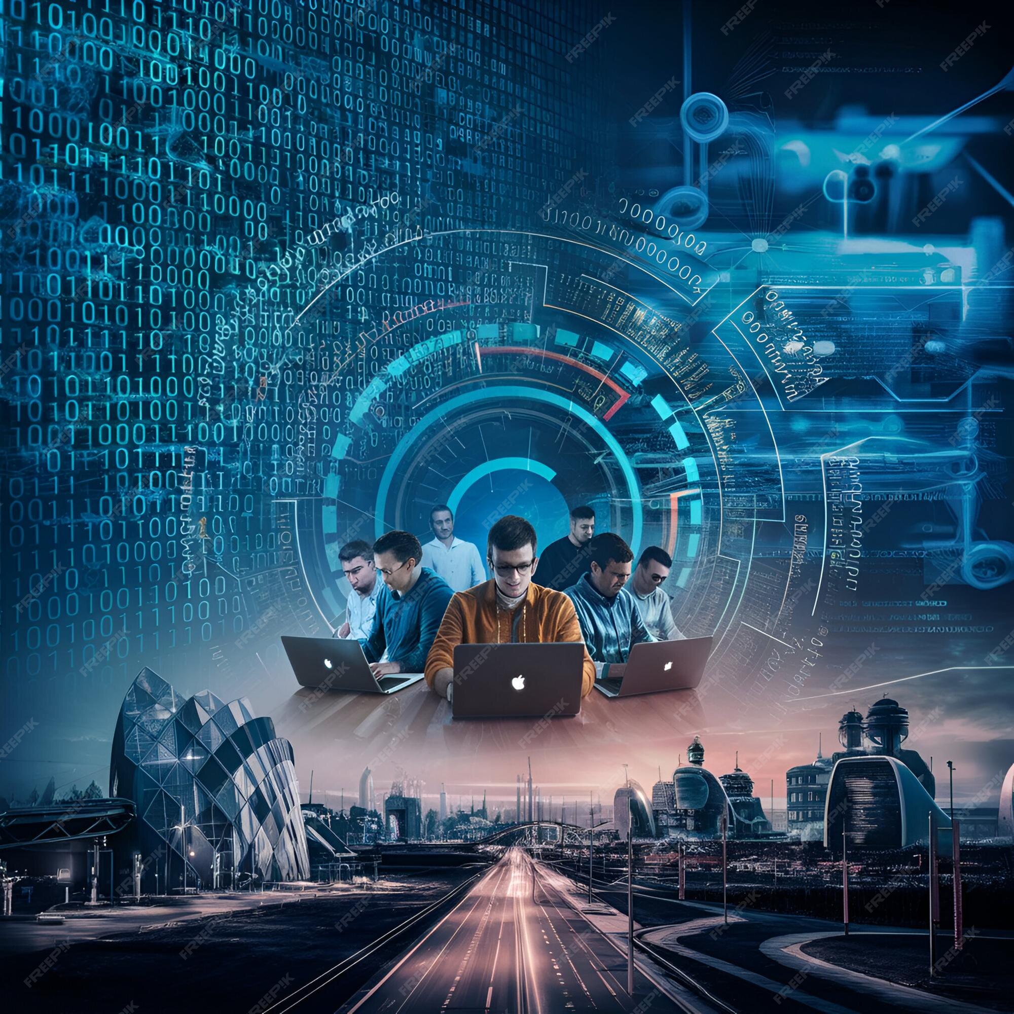 Programming code abstract technology background of software developer ...