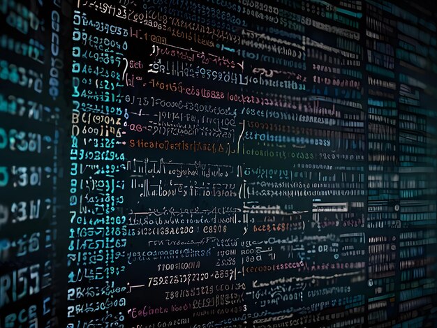 programming code abstract technology background of software developer and computer script