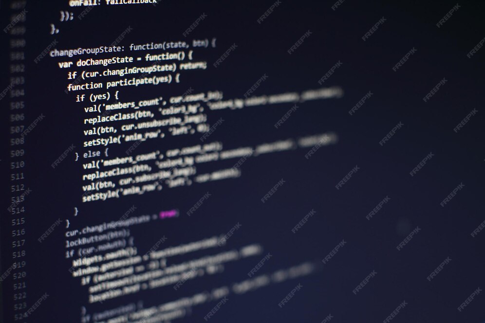 Premium Photo | Programming code on computer screen. software ...