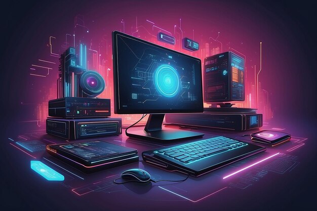 Premium Photo | Programming concept illustration