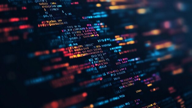 programming languages coding sequence on computer screen