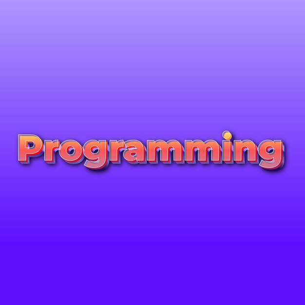 Programmingtext effect jpg gradient purple background card photo