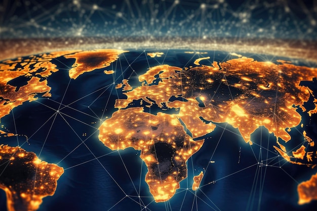 Progress of globalization networking and data exchange