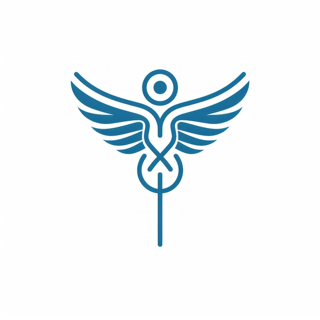 the project caduceus a minimalist and simple logo design for a vector hospital logo