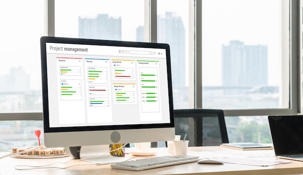 写真 モダンなビジネスプロジェクト管理のためのプロジェクトプランニングソフトウェア