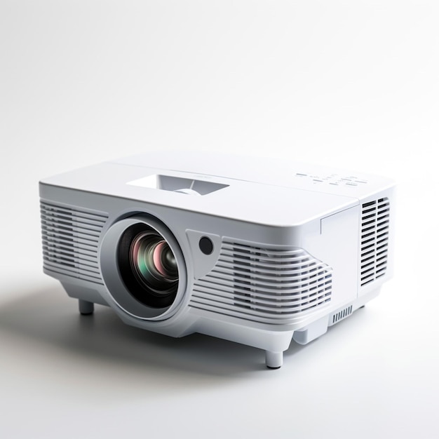 Projector with white background high quality ultra