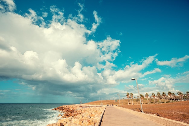 Promenade in Midron Yaffo Park Harry S Truman Street