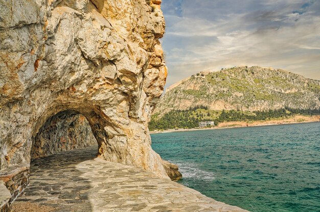 Promenade in Nafplio city