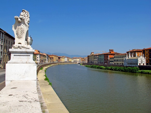 The promenade in Pisa Italy