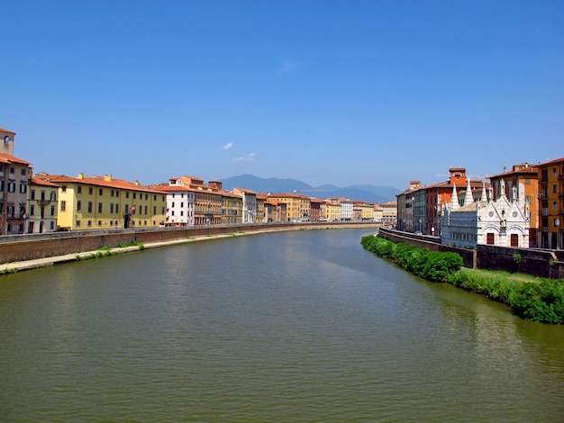 The promenade in Pisa, Italy