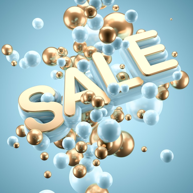 Promo poster of a big sale and mega discounts