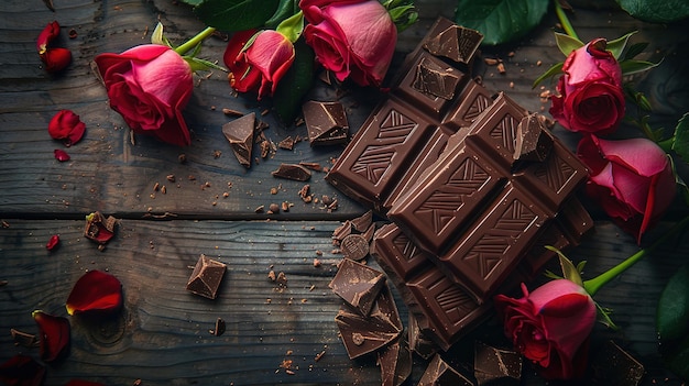 写真 世界チョコレートデーを祝う宣伝イラスト