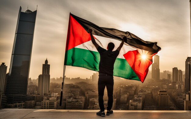 Foto manifestanti pro-palestinesi