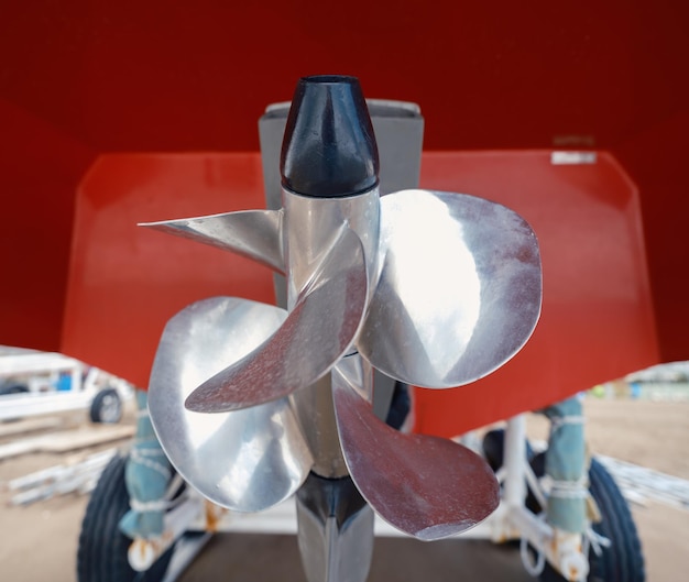 Photo propeller of a boat