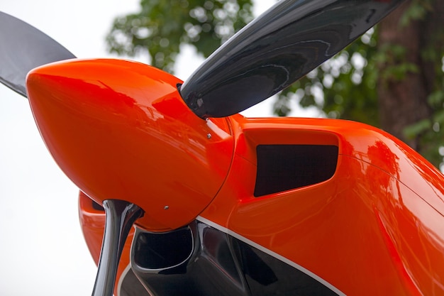 Propeller of a monoplane