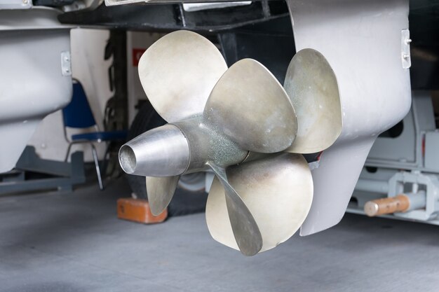 Propeller van een boot