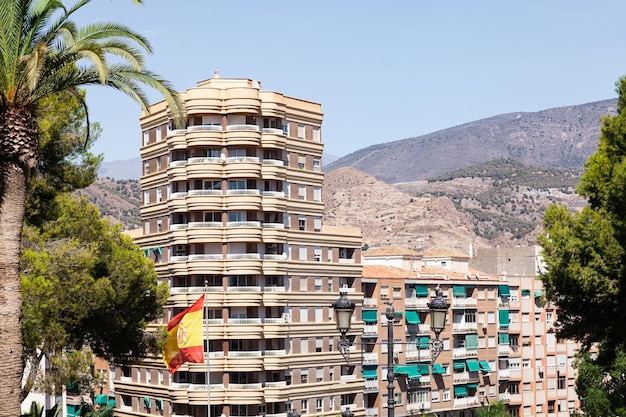 Property in Spain Apartments in Spain in a mountainous area Spanish highrise residential buildings