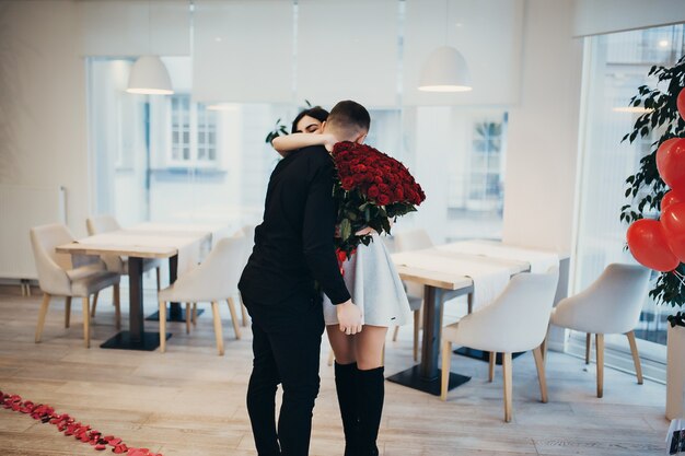 Photo proposal in beautiful panorama restaurant