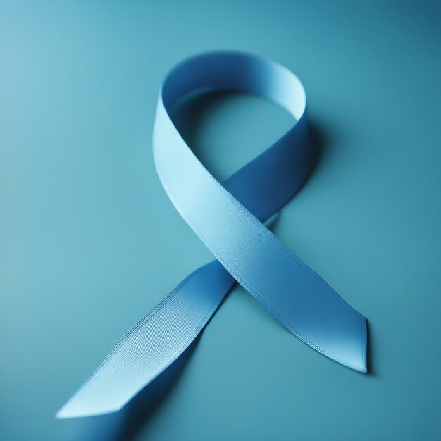 Foto consapevolezza sul cancro alla prostata blue ribbon ai_generated template design