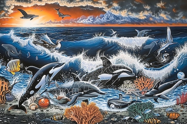 Protect Our Oceans Compelling World Oceans Day Poster Art