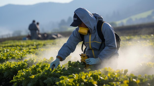 Photo protecting crops from pests