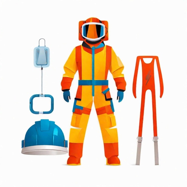 Photo protective clothing abstract concept vector illustration