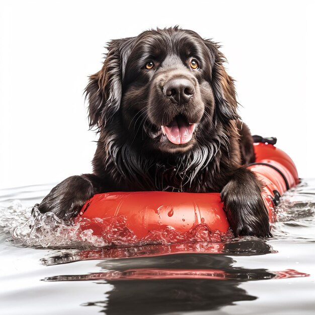 protective drooling trainable intelligent Newfoundland temperament