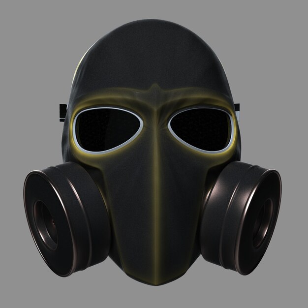 Protective face mask. 3d illustration