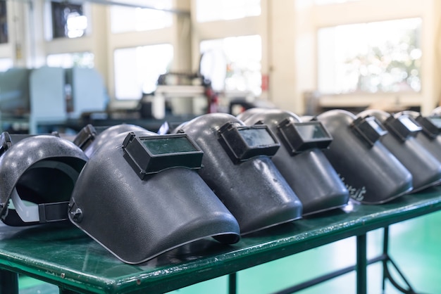 Photo protective mask welding