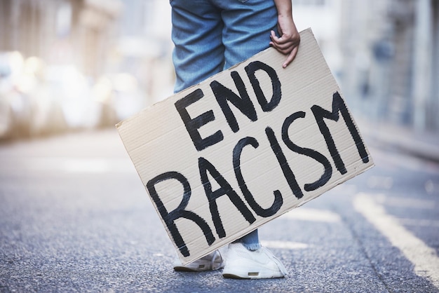protest poster to end racism stop race discrimination and human rights legal justice equality and freedom for world peace street activist fight for social change rally and solidarity revolution
