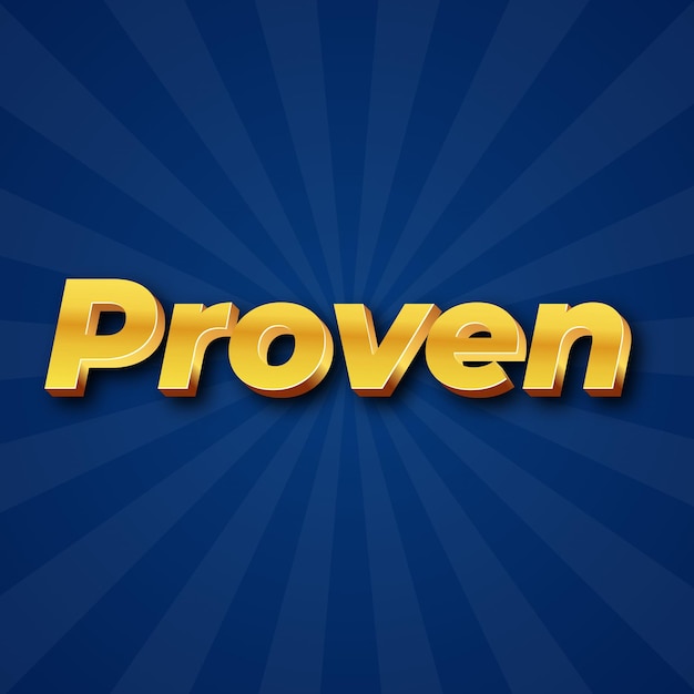 Proven Text effect Gold JPG attractive background card photo