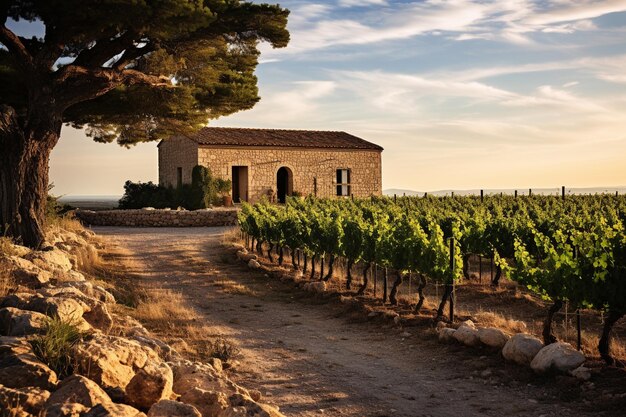 Provence wijngaard tijdloze elegantie in het hart van het platteland van Frankrijk