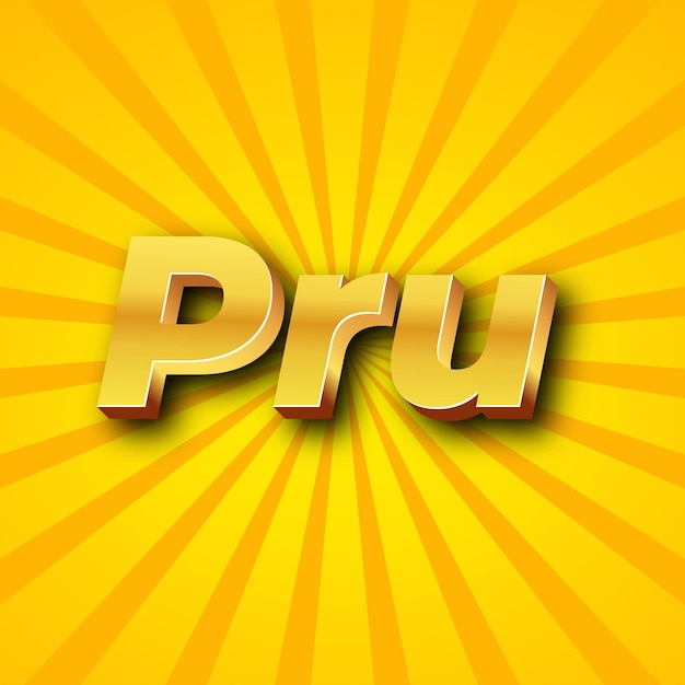 Pru text effect gold jpg attractive background card photo confetti
