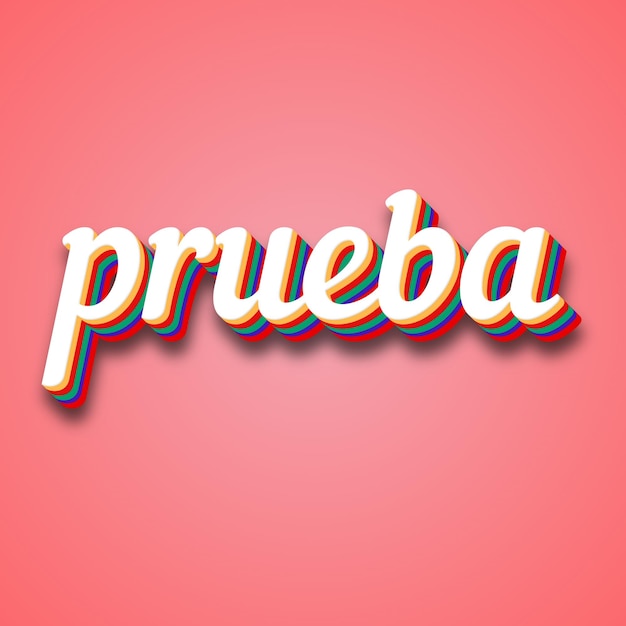 Photo prueba text effect photo image cool