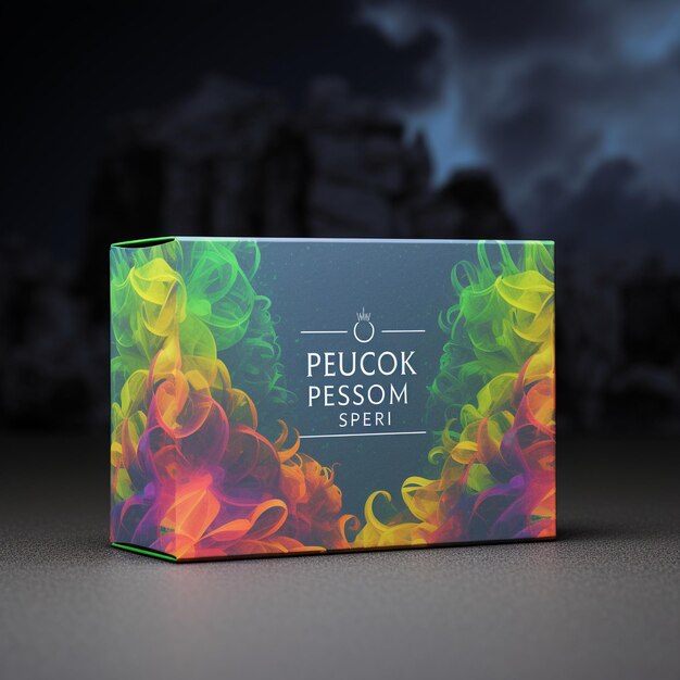 Photo psd box mockup