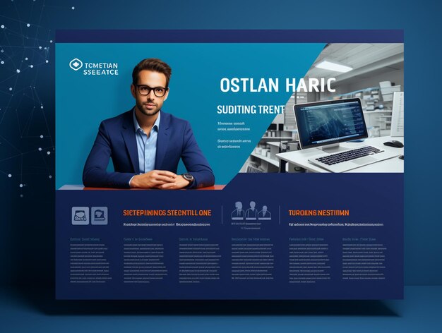 PSD digital marketing agency and corporate social media post template example design concept idea