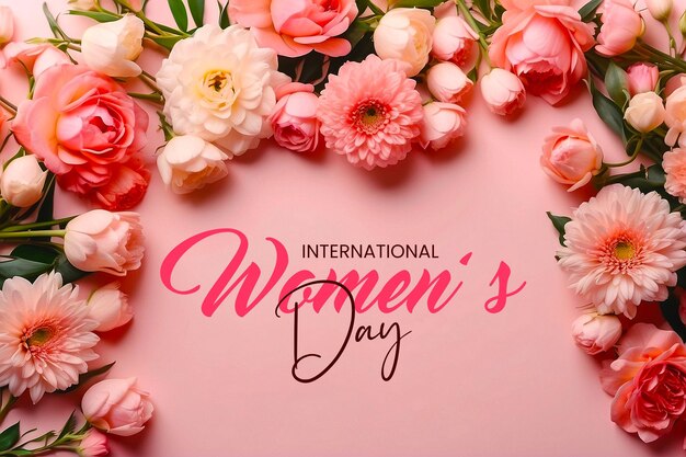 Foto psd felice giornata internazionale della donna 8 marzo post sui social media e modello