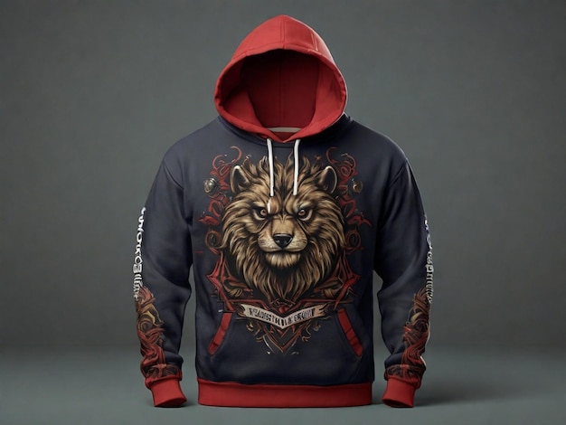 PSD hoodie mockup editable